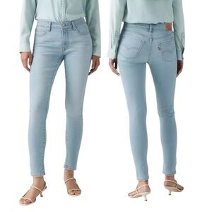 NWT Levi’s 711 Skinny Jeans Size 34 Eternal Indigo Light Wash NEW
